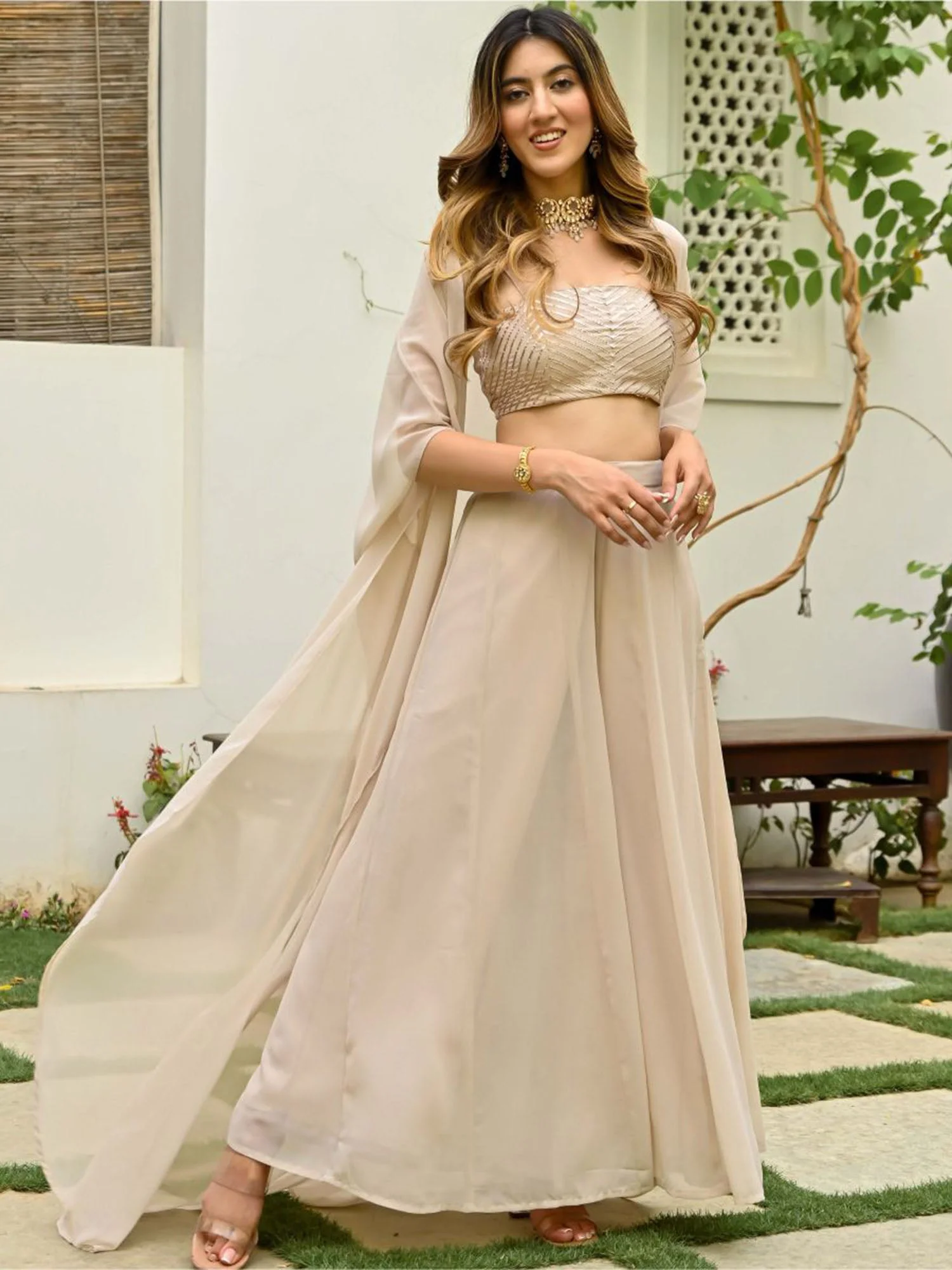 Beige Three Piece Set - Image 4
