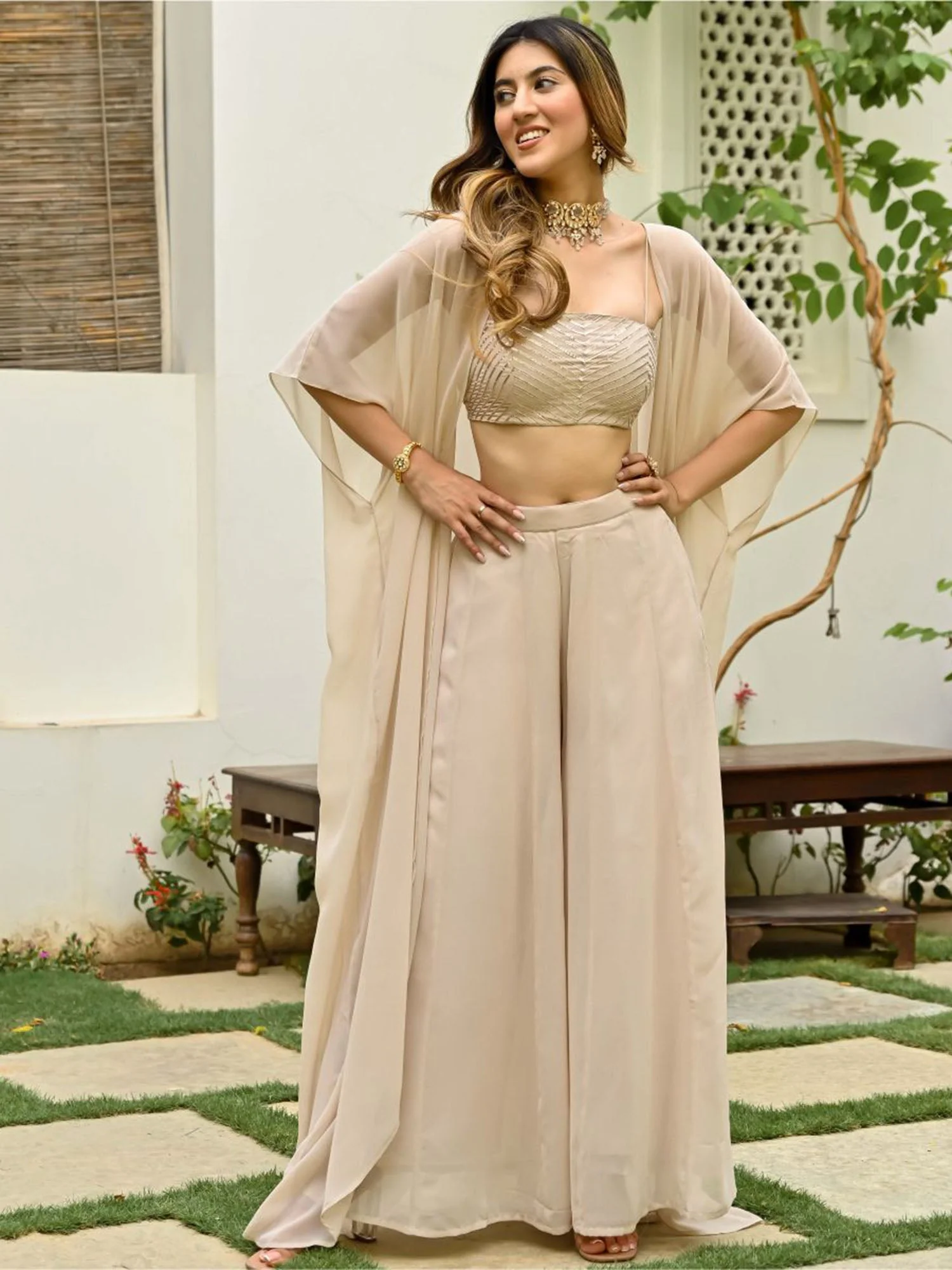Beige Three Piece Set - Image 5