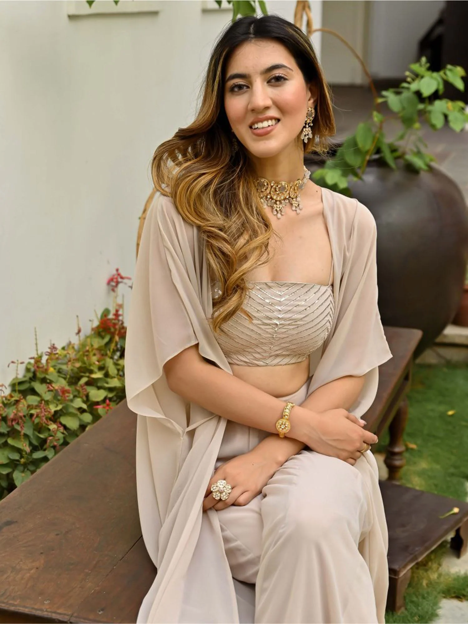 Beige Three Piece Set - Image 8