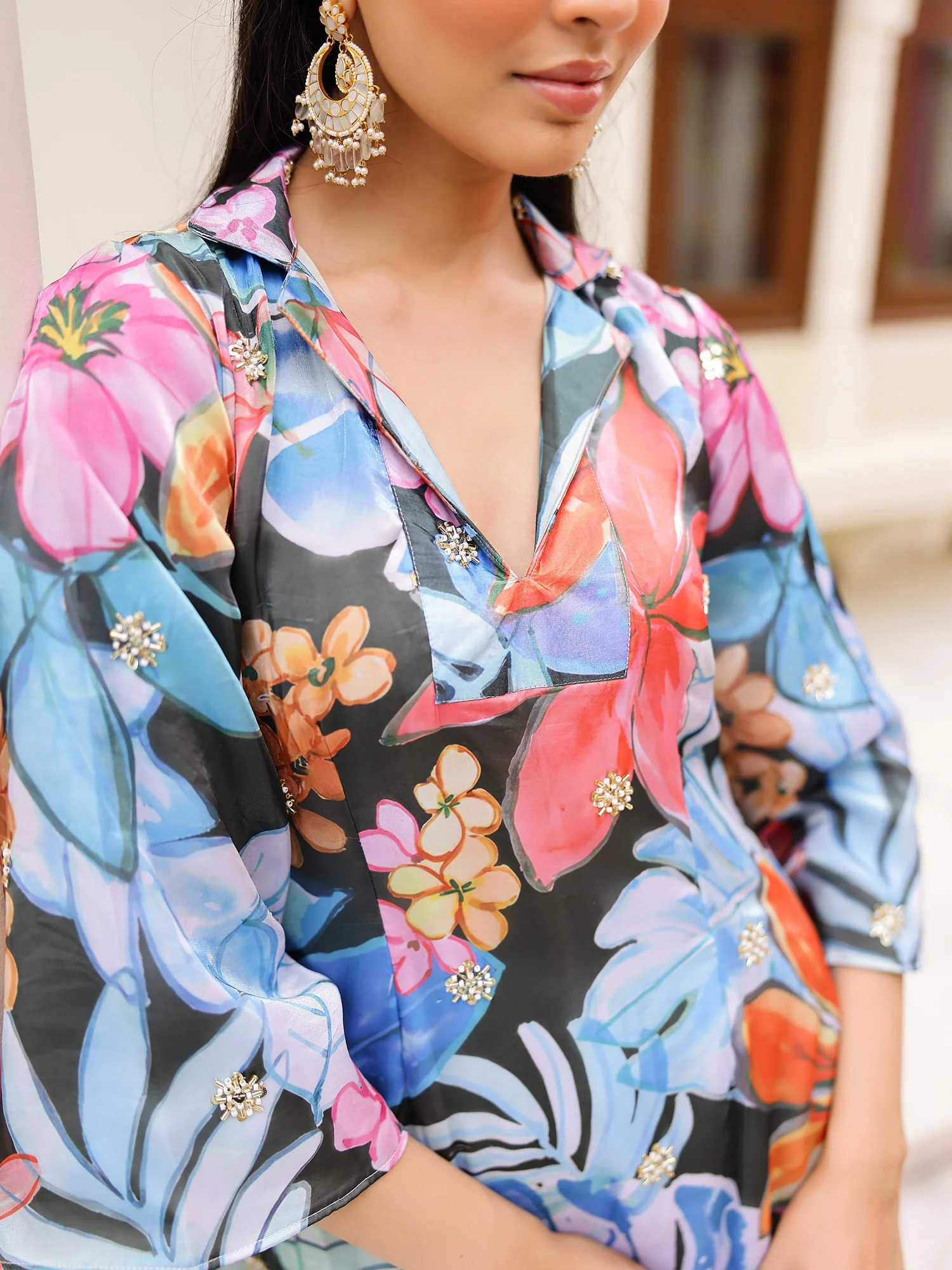 Blue Printed Coord set - Image 10
