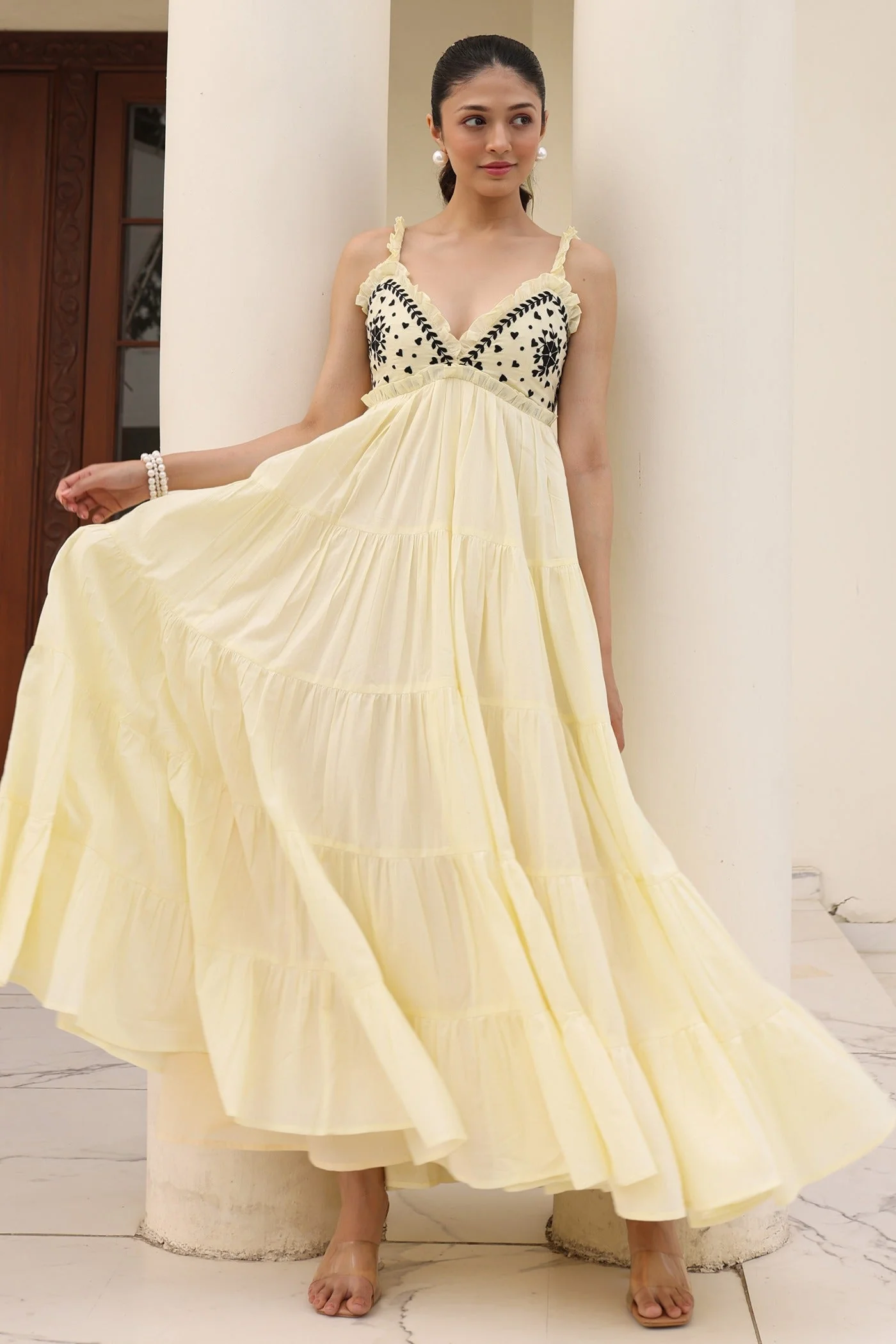 Butter Crossiant Yellow Dress - Image 6