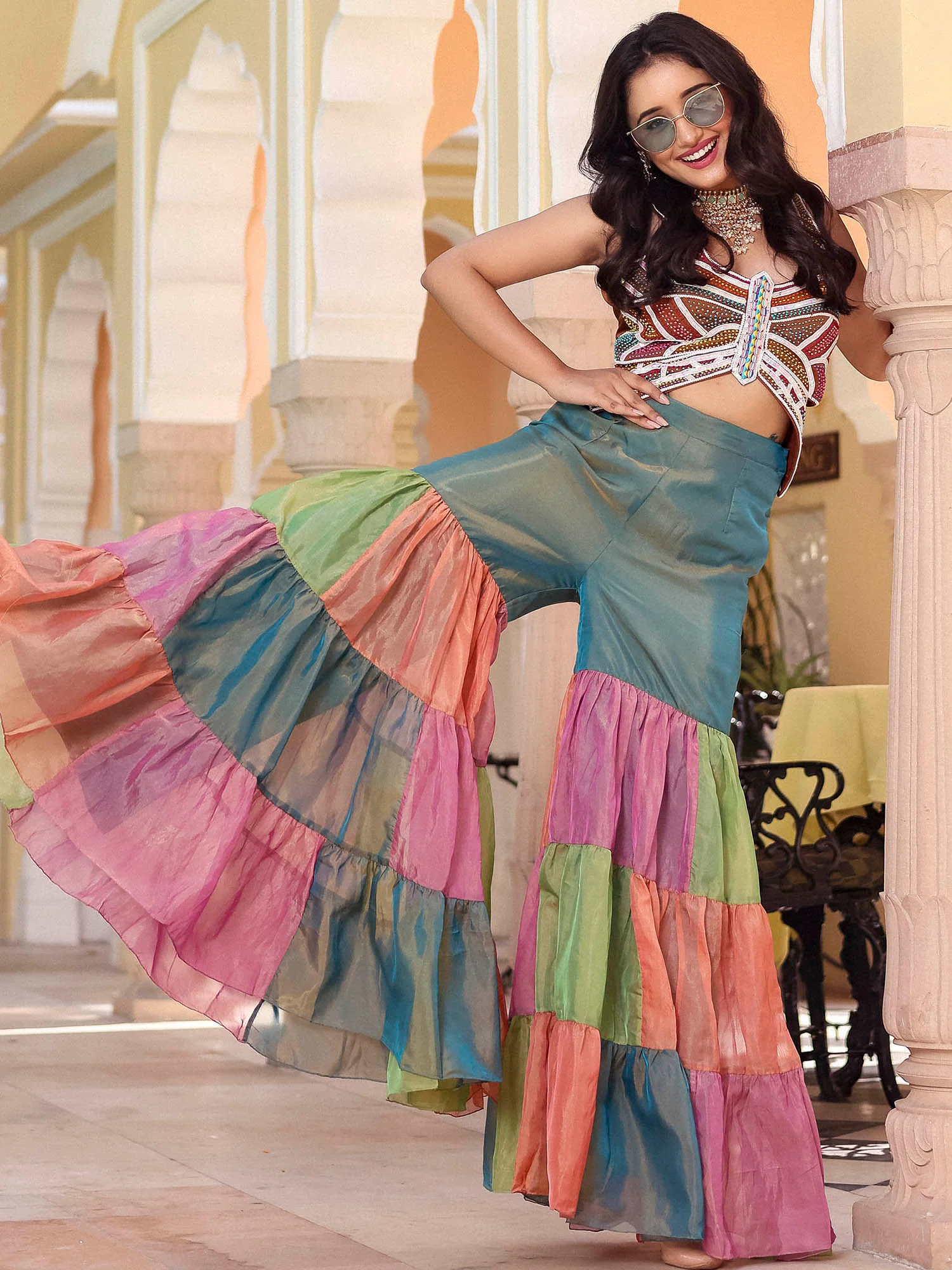 Butterfly Top Sharara Set - Image 7