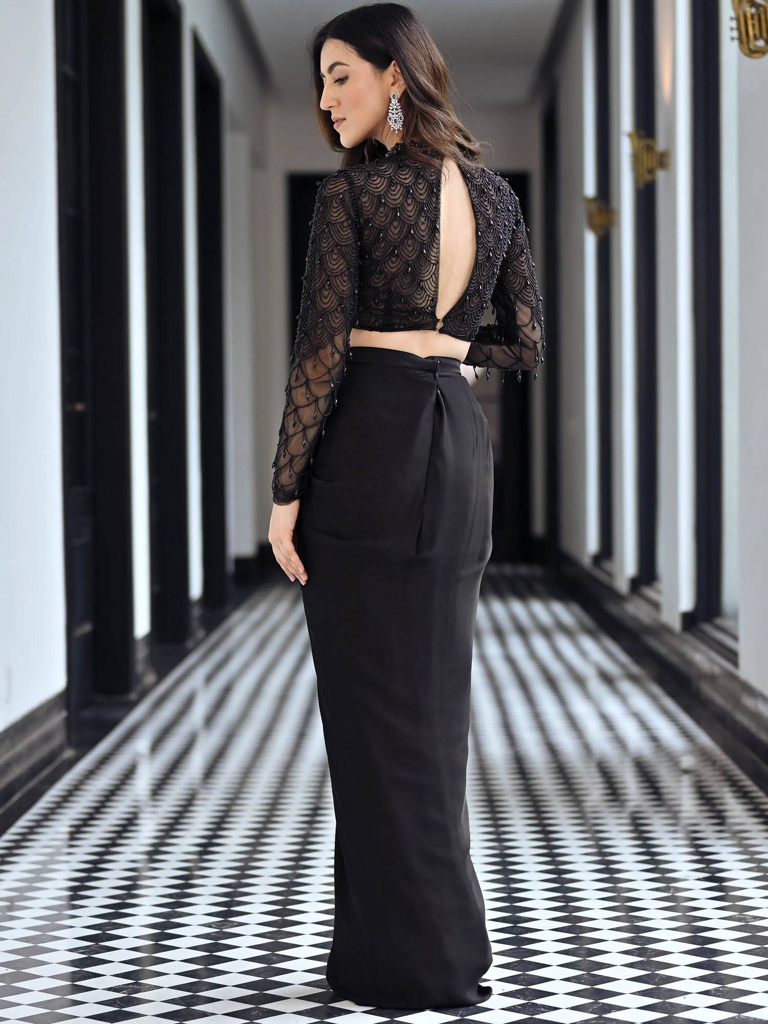 Crystal Couture Black Drape Set - Image 7