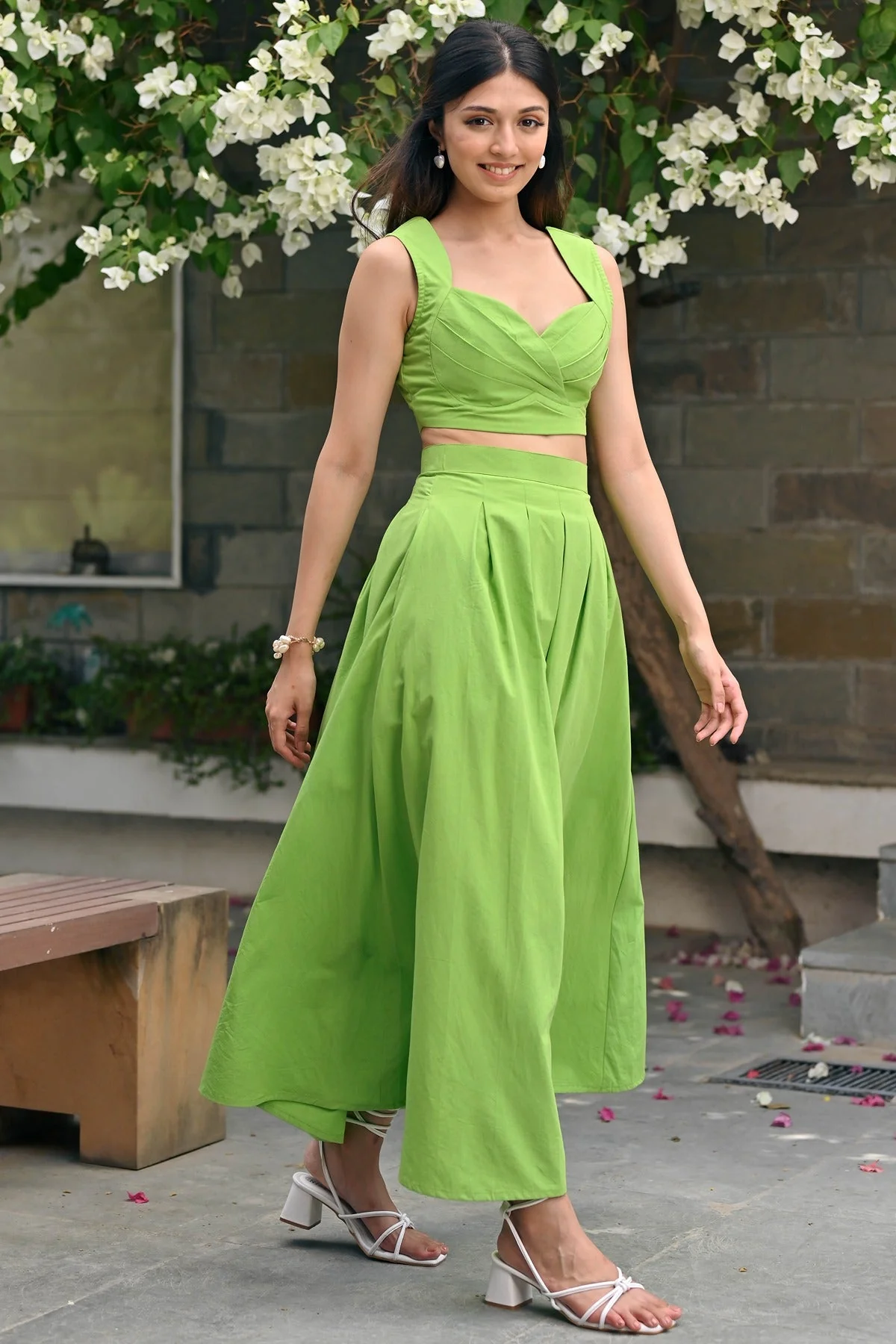 Green Queen Pleated Set - Image 6