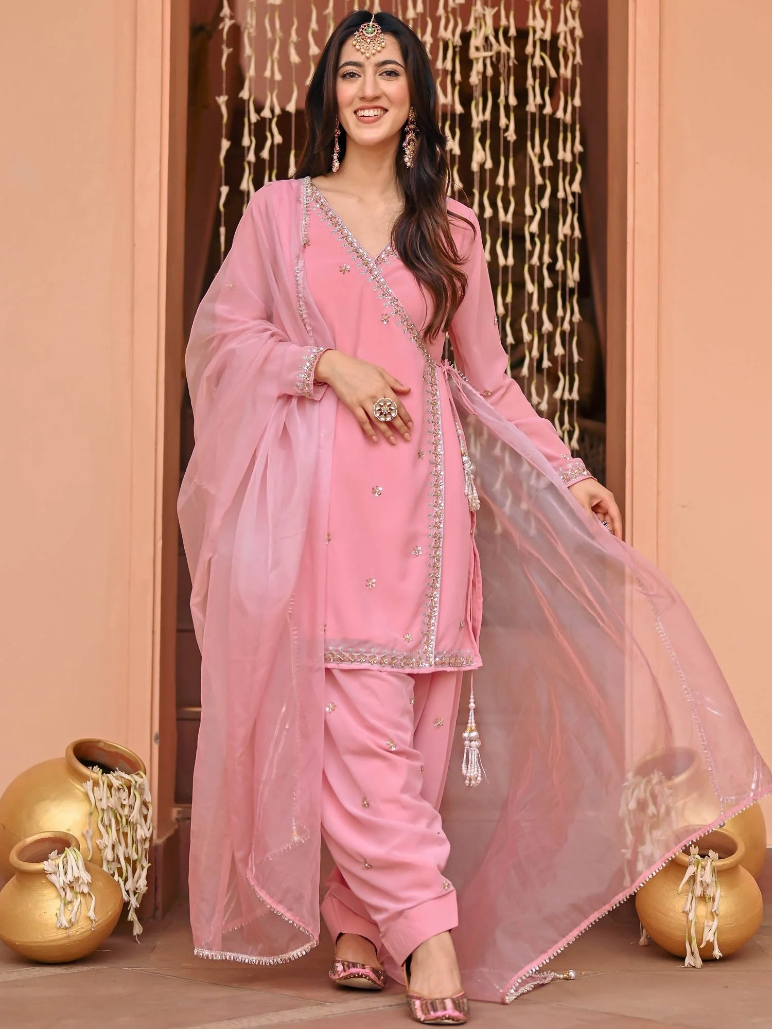Light Pink Patiala Set - Image 3