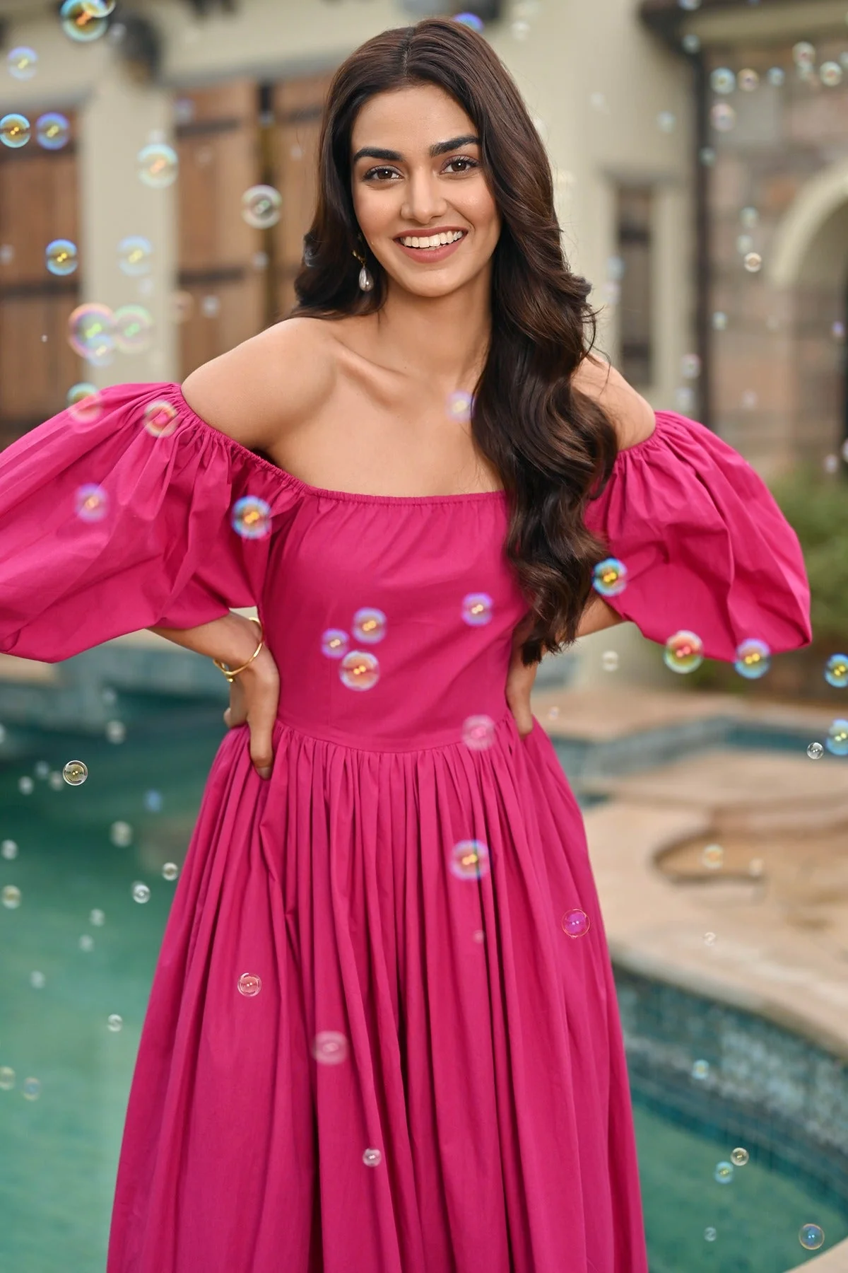 Lovebug Pink Tier Dress - Image 10