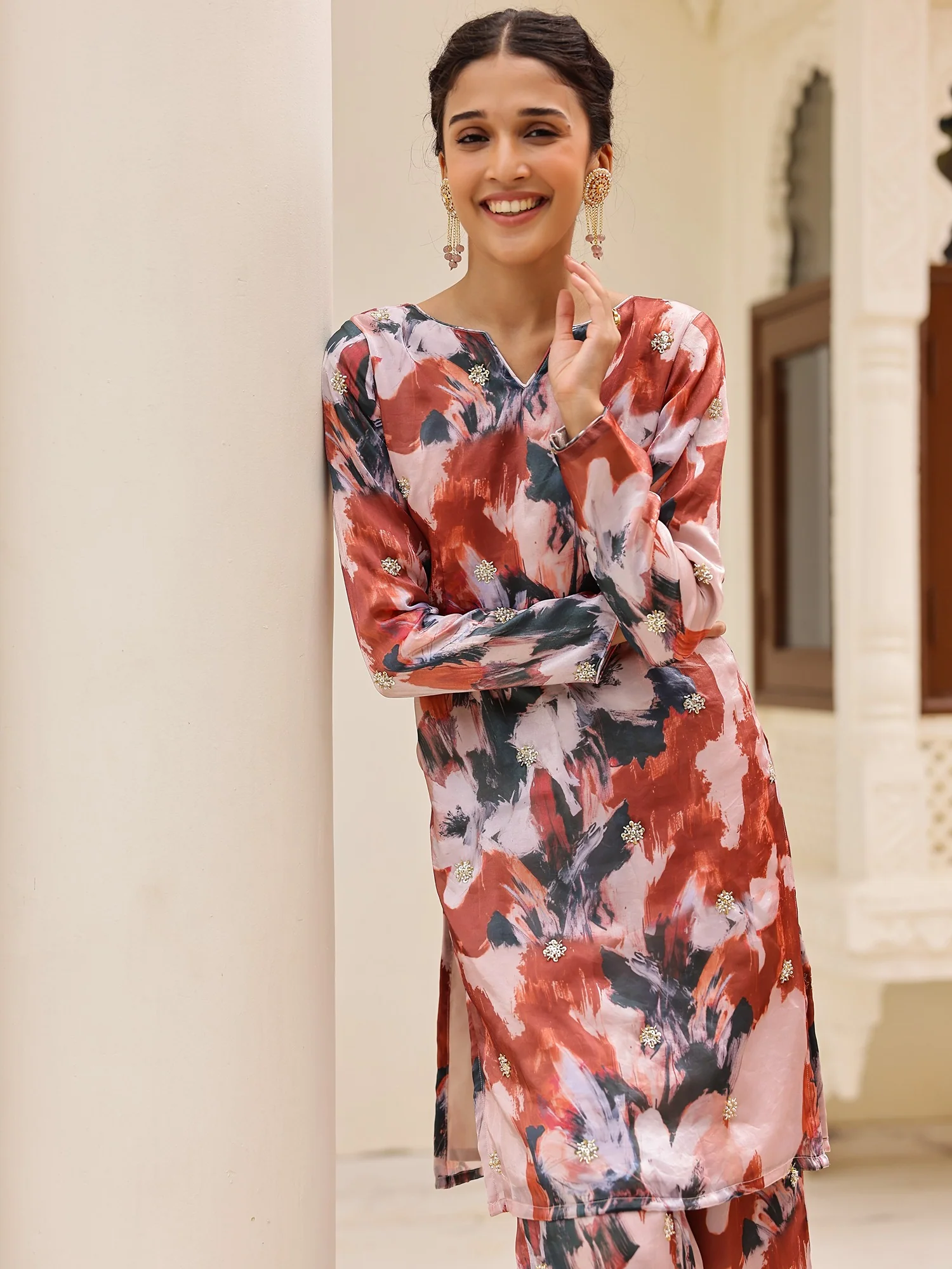Multi Printed Kurta Set - Image 2