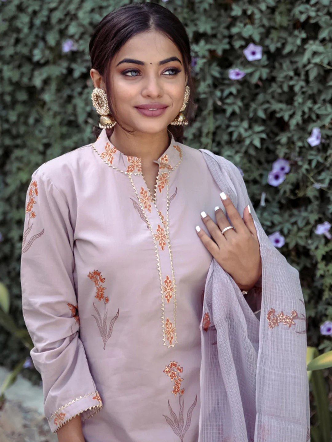 Printed Bagru Kurta Set - Image 6