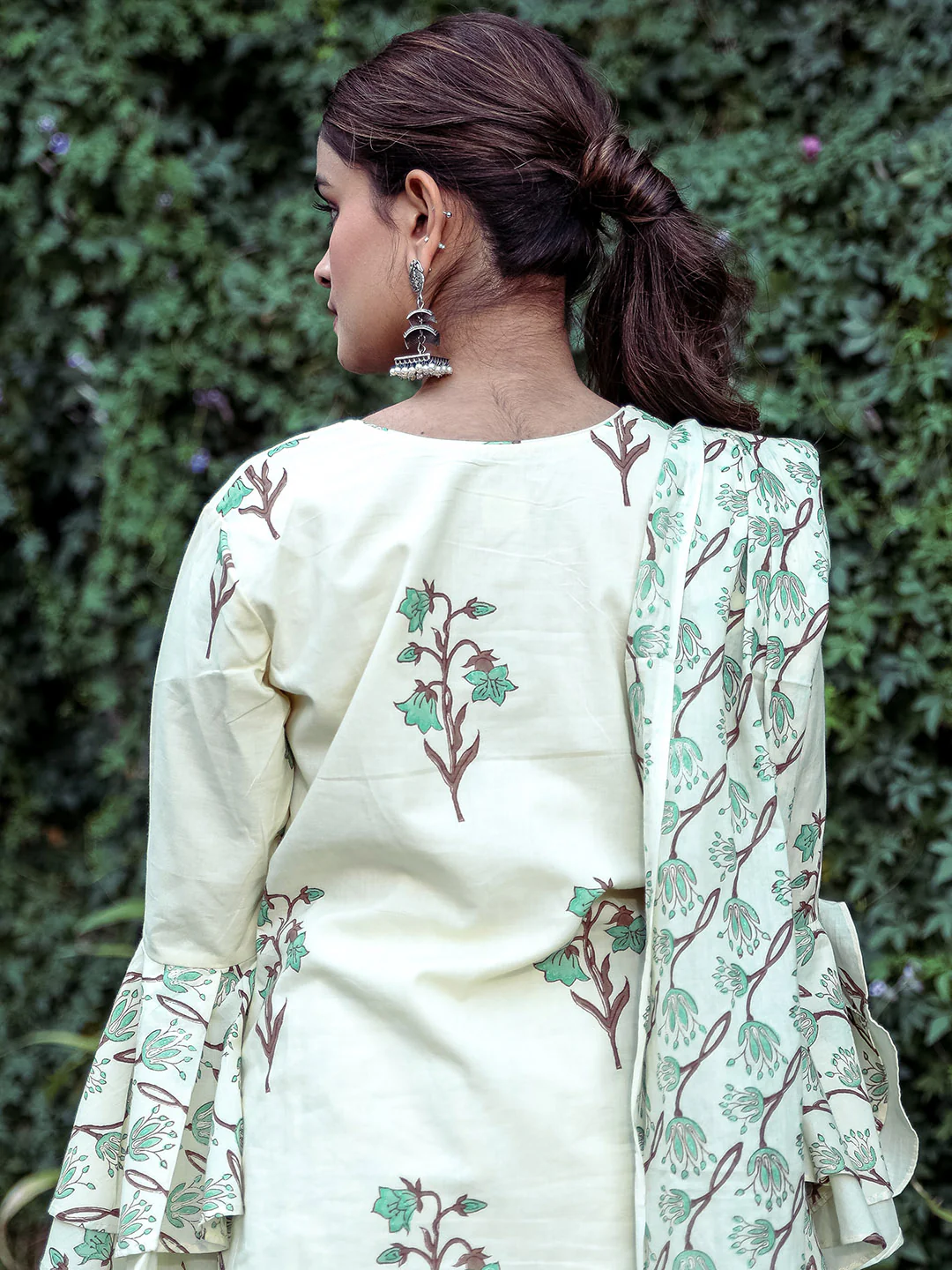 Printed Kurta Set With Dupatta - Image 3