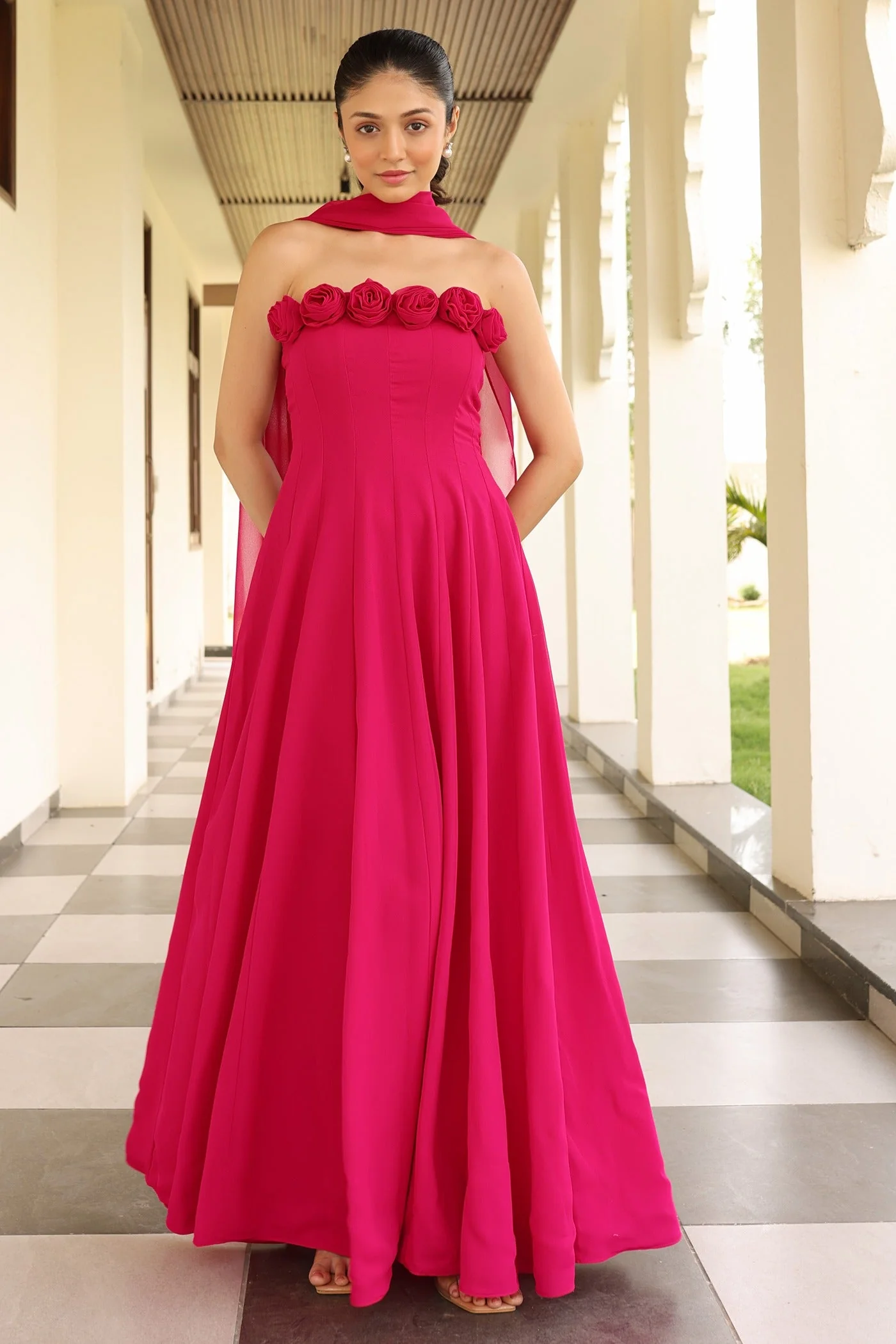 Romantic Rush Scarf Dress - Image 5