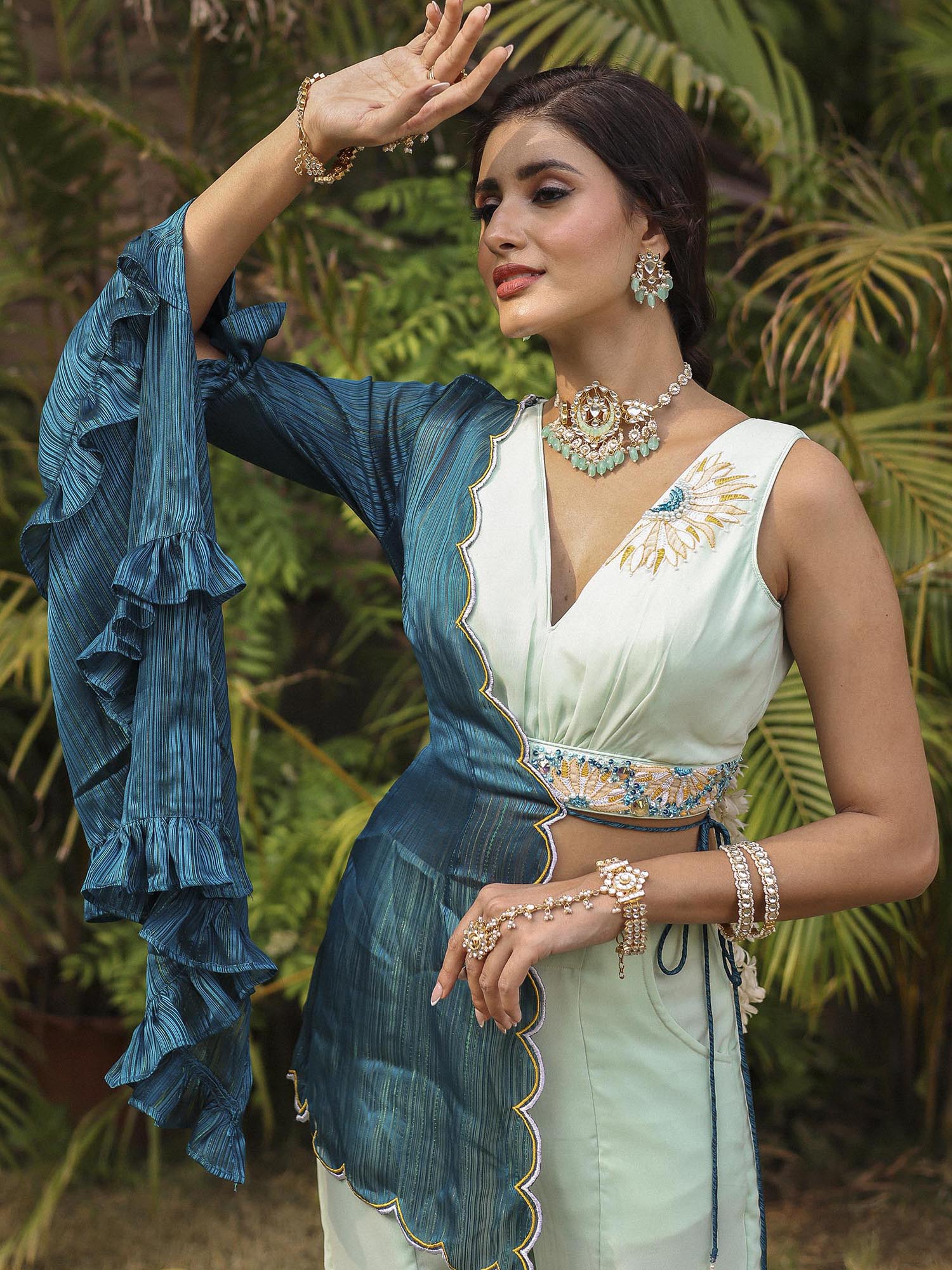 SEA GREEN CO ORD SET - Image 3