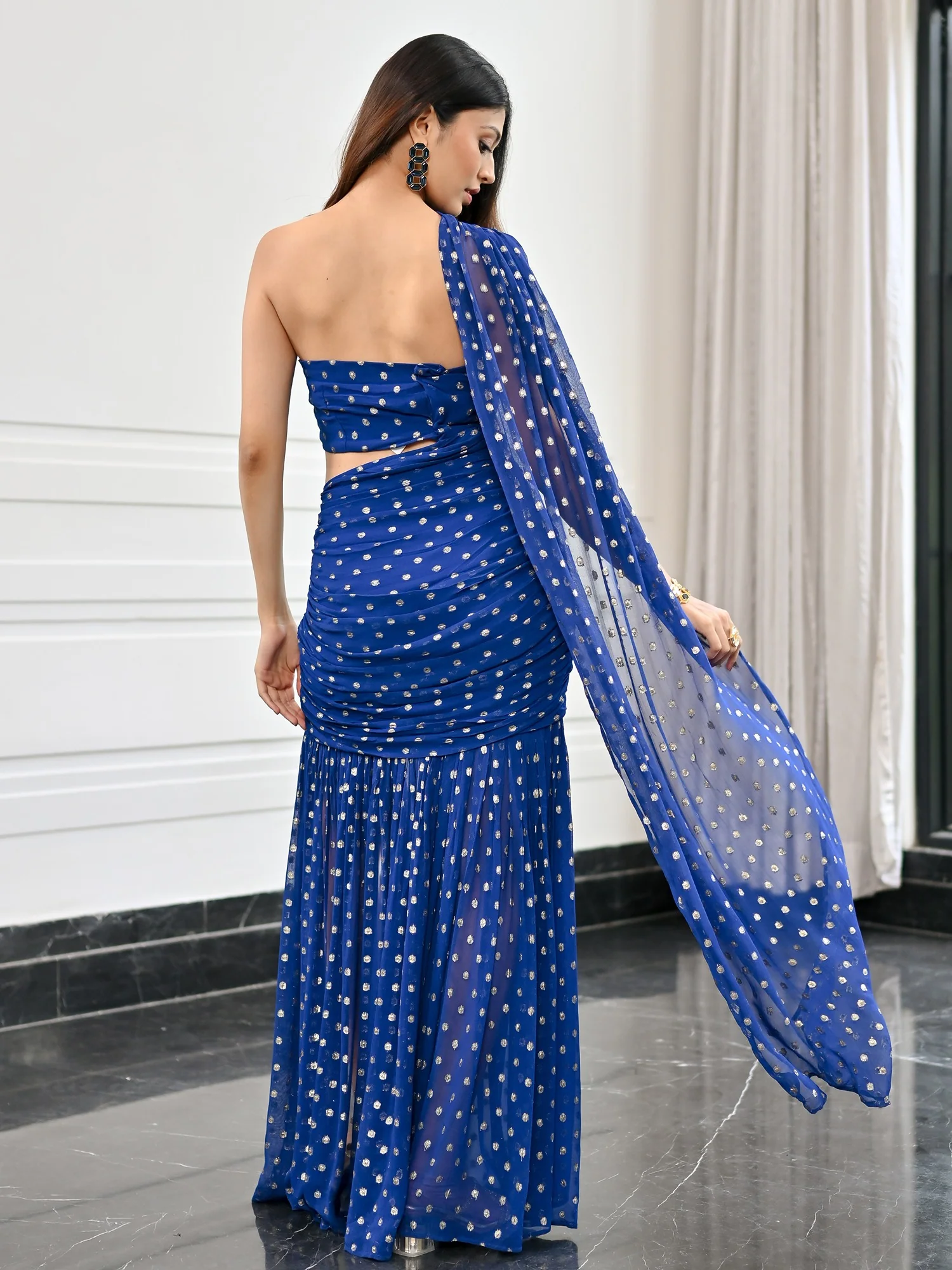 Stella Blue Dress - Image 3