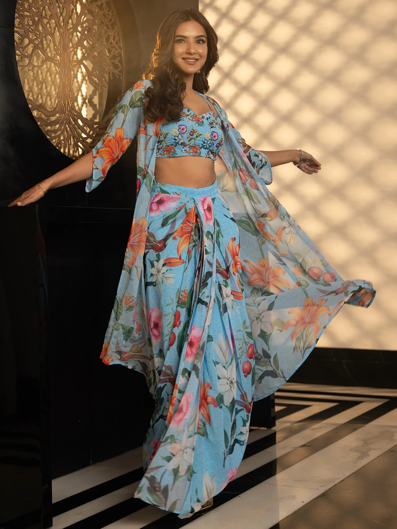 Tropical Radiance Baby blue 3-piece set - Image 8