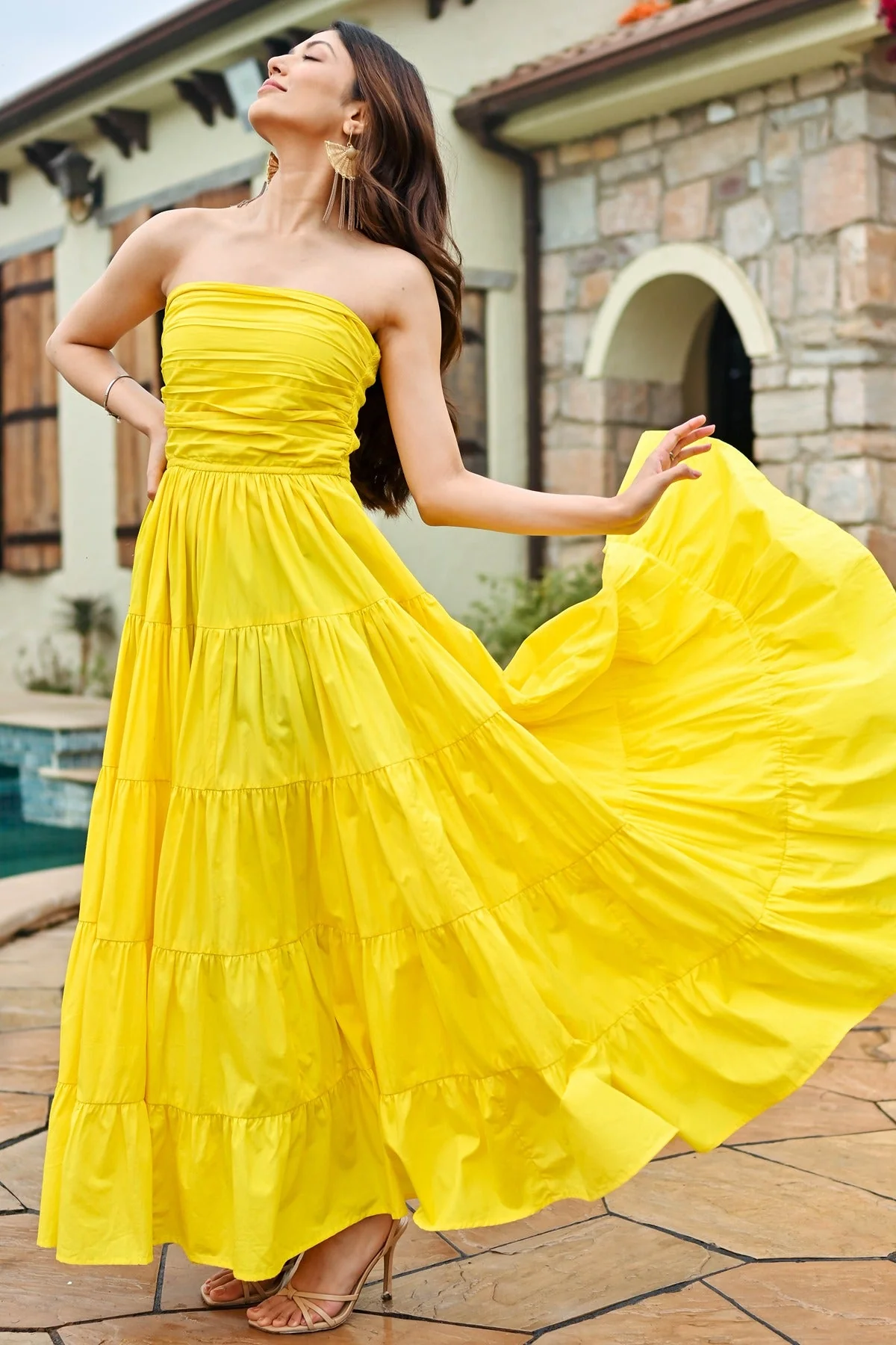 Vanna Poplin Tier Dress