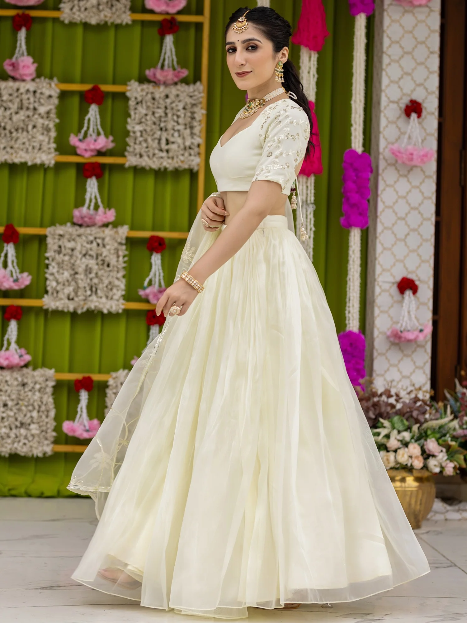 Vivaah Yellow Lehenga - Image 7