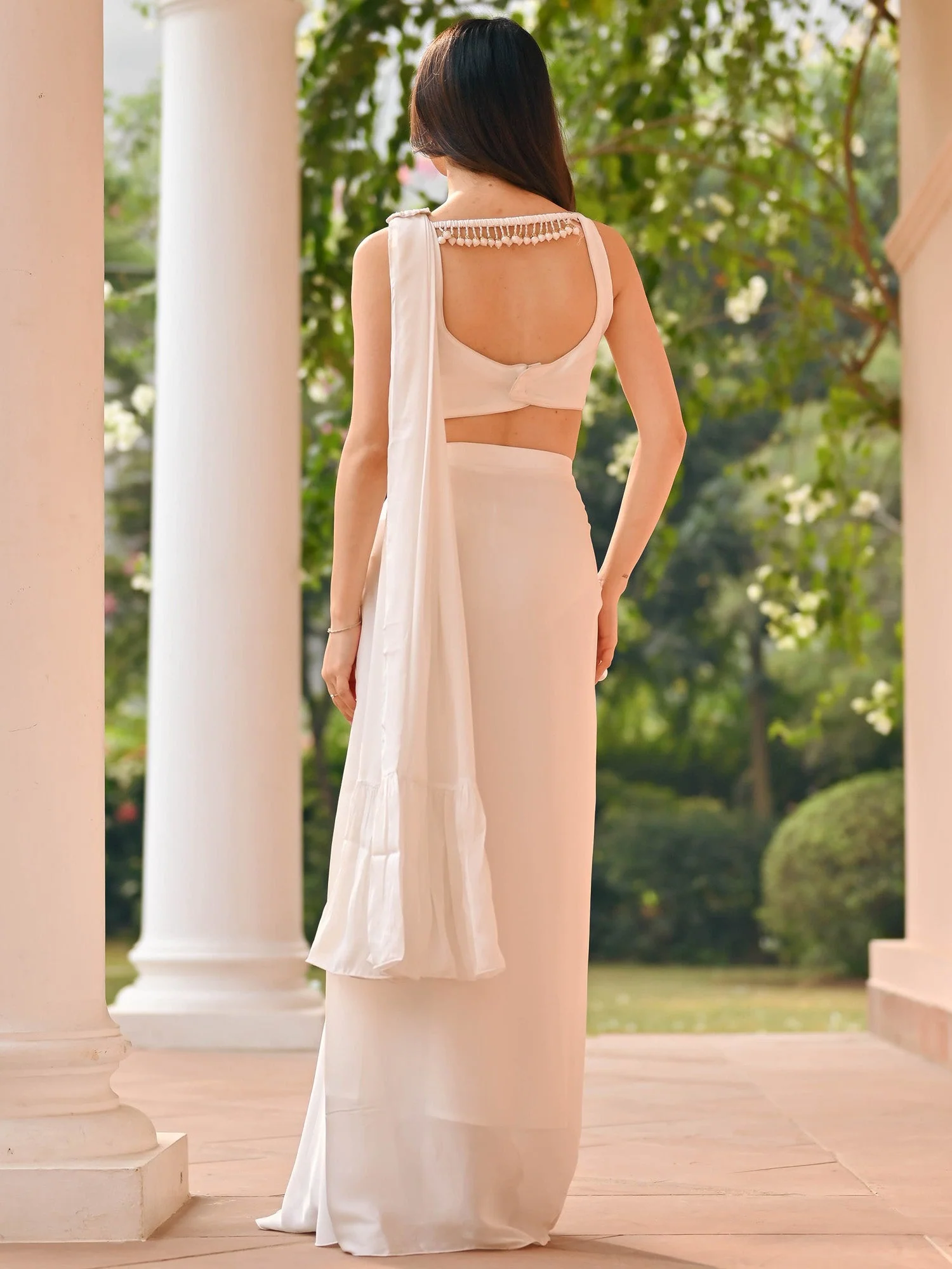 White Skirt Top Set - Image 6